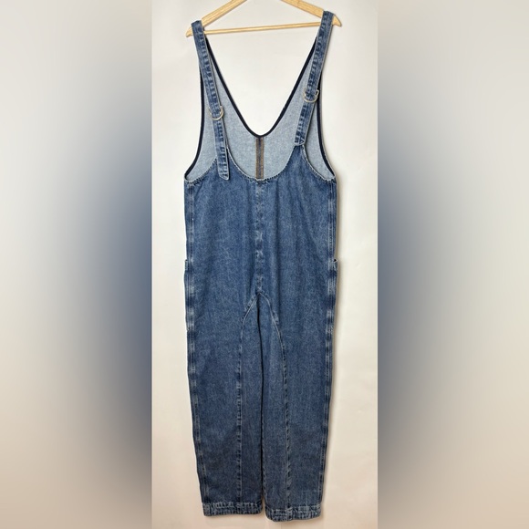 We The Free High Roller Jumpsuit Baggy Denim Overalls - Picture 5 of 8